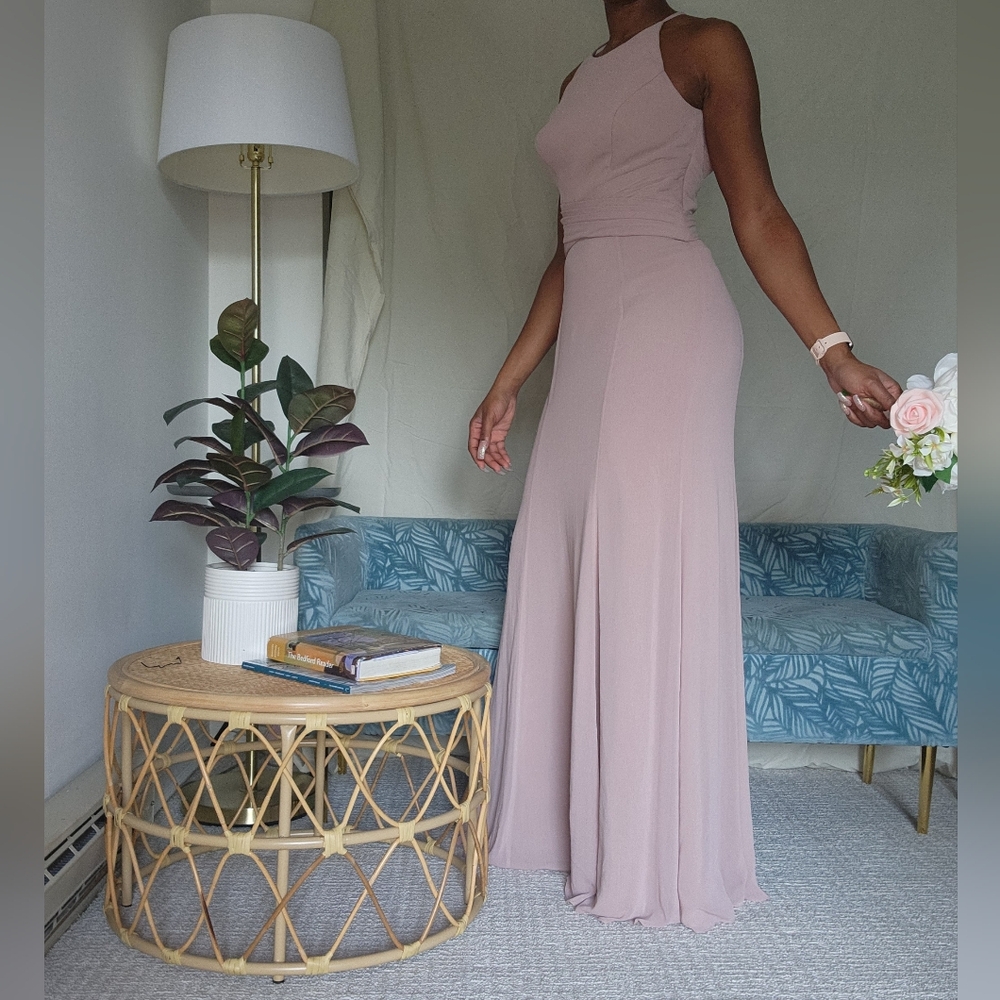 Wtoo Bridesmaid Dress Style 28305 Blush Pink - Picture 4 of 13